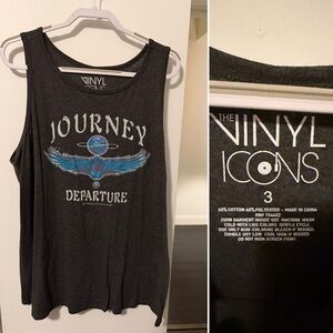 Vinyl Icons Black Graphic Tank